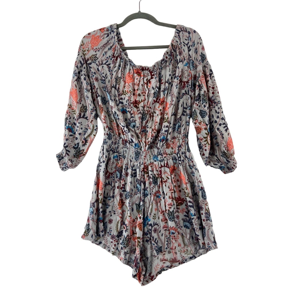 Free People Floral Print Jumpsuit - Multicolor